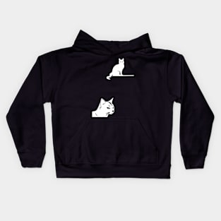 Two Cats Kids Hoodie